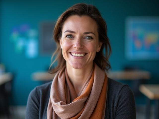 Portrait engageant de Sophie C., formatrice en pédagogie adaptive